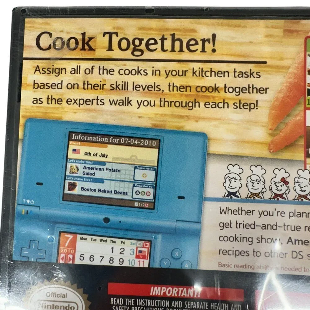 DS America's Test Kitchen Let's Get Cooking